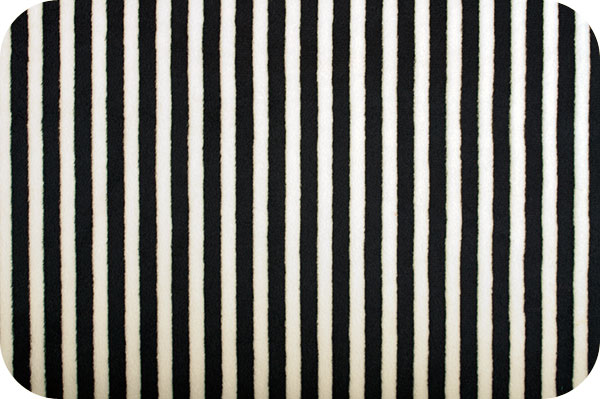 Striped Cuddle Print Black/White
